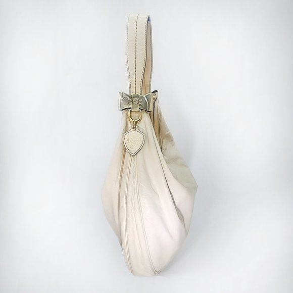 GUCCI - Calfskin Duchessa Hobo Off White/Cream Medium Sized Bag - Picture 12 of 12